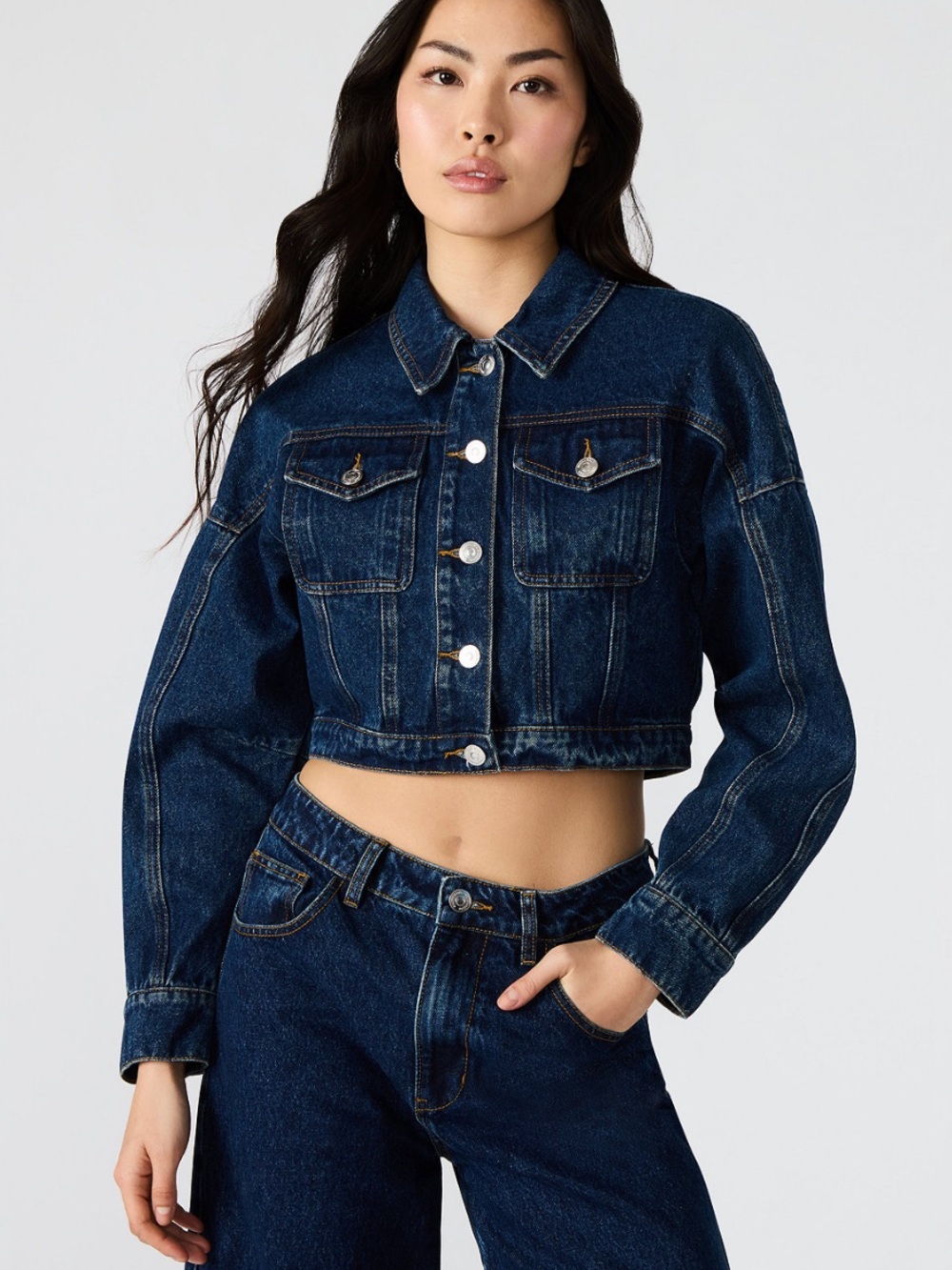 Steve Madden 100% Cotton Brixton Denim Jacket